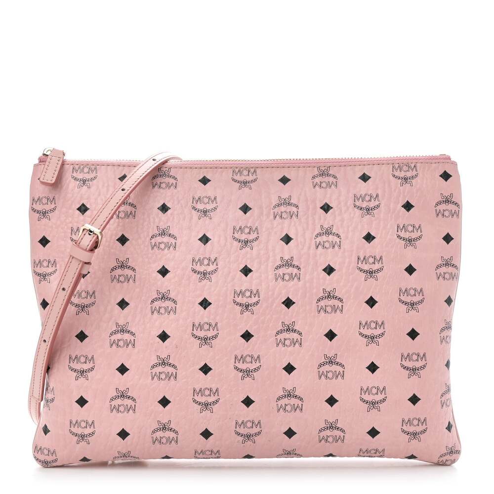 Mcm Visetos Medium Crossbody Pouch Soft #264358M41B